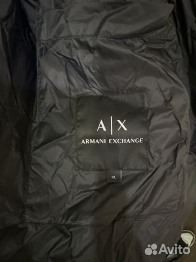 Пуховик мужской armani exchange xl