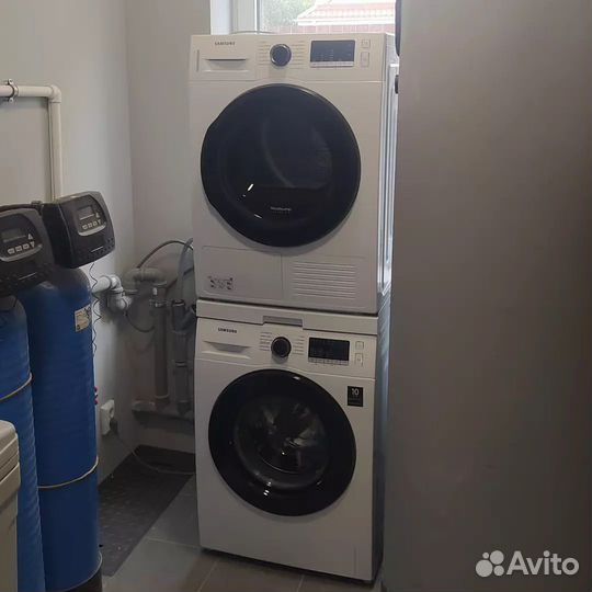 Установка стиральных и сушильных машин - мастер