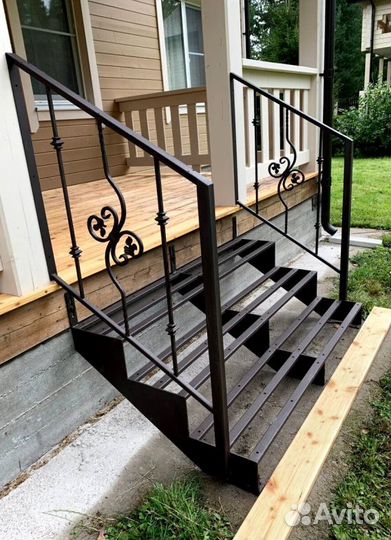 Металлокаркас для лестницы 