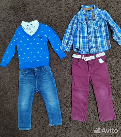 Вещи пакетом на мальчика 92 98