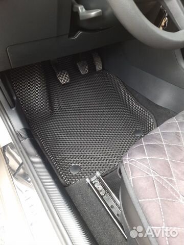 Эва авто коврики Рапид 1 с бортиками ева.eva 3d