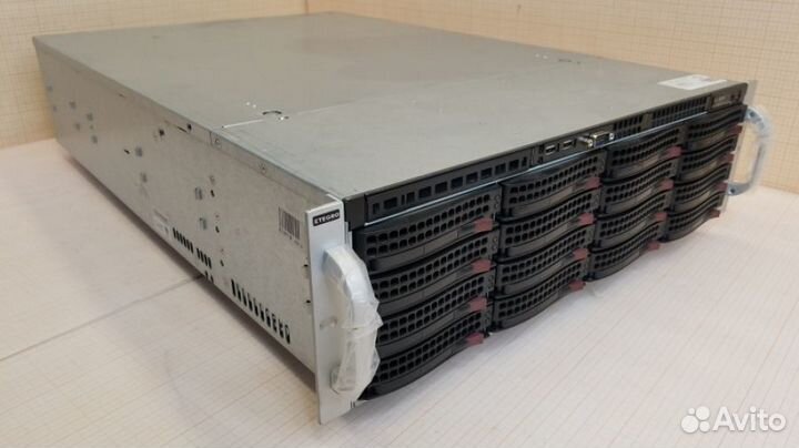 Корпус S.Micro SC836TQ 3U/SAS836TQ/16+2 HDD/2x800W