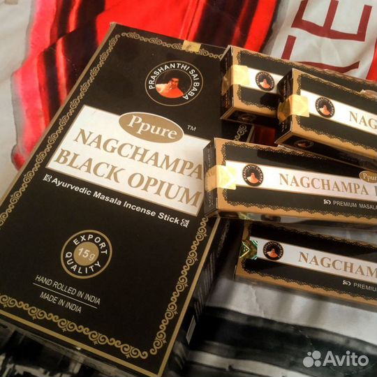 Благовоние из Индии Black Opium