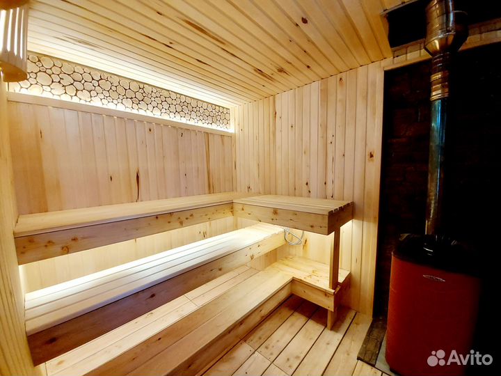Русская баня на дровах