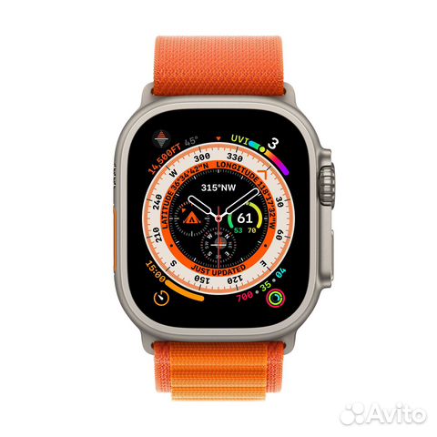 Apple Watch Ultra 49 мм L Оранжевые