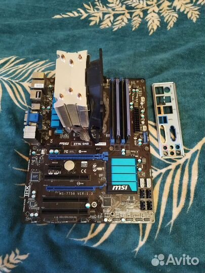 Материнская плата 1155, i7 3770k, 32gb