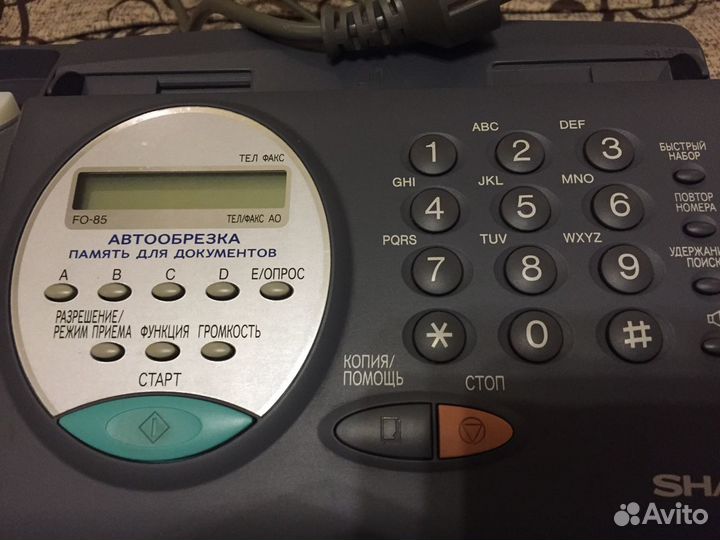 Факсимильный аппарат sharp-FO 85