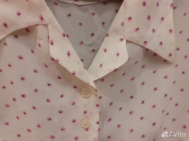 Блузка белая 46 размер