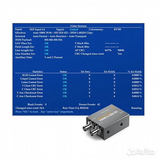 Микро конвертер Blackmagic Micro Converter SDI - h