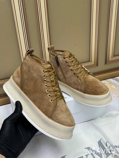 Кроссовки Кеды Ботинки Max Mara Зима Мех 36-40