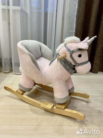 Качалка лошадь единорог