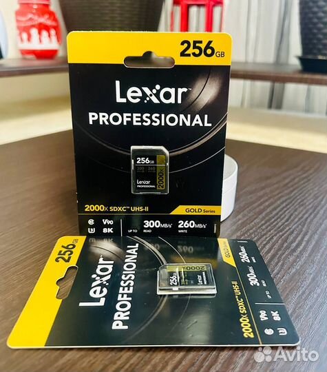 Карта памяти Lexar 256Gb Professional 2000 v90