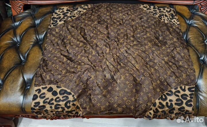 Оригинальный шелк 66см louis vuitton италия lv