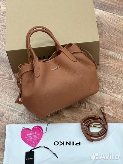 Сумка pinko lux кожа два размера