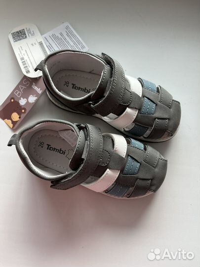 Сандалии для мальчика tombi 26 размер новые
