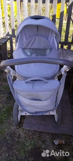 Коляска 2 в 1 adamex монте карбон