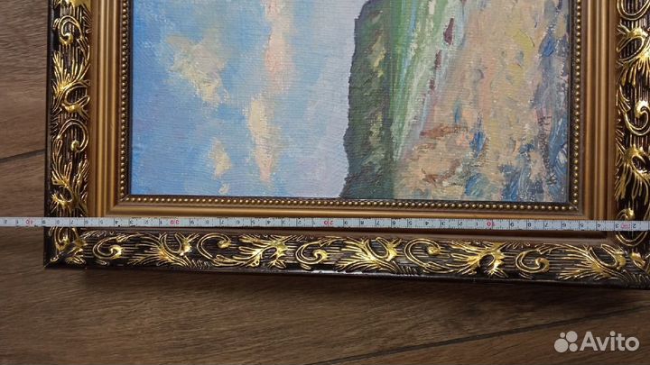 Картина маслом в багете 