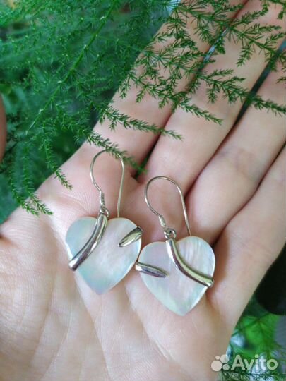 Серьги с перламутром