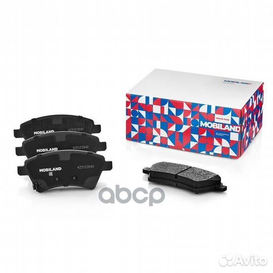 Колодки тормозные дисковые перед 429103840 mobi