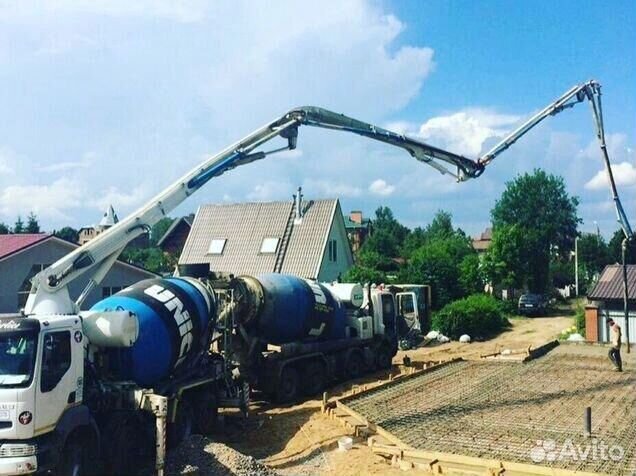 Бетон с доставкой в миксерах o-2703