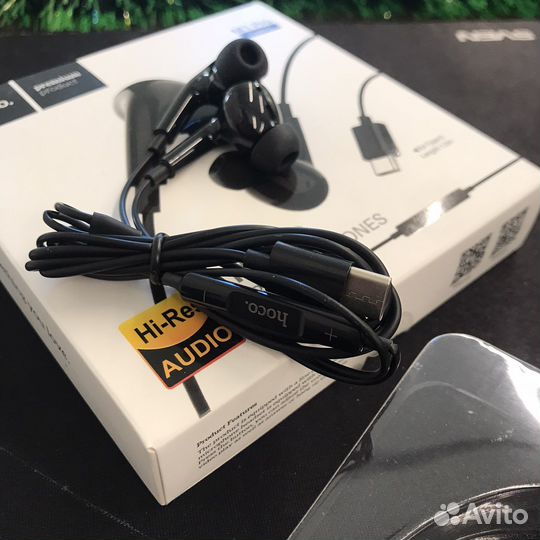 Гарнитура проводная hoco M1type-c