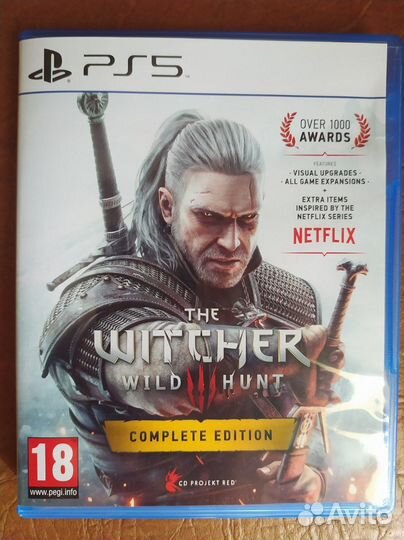 Ведьмак 3 ps5 диск