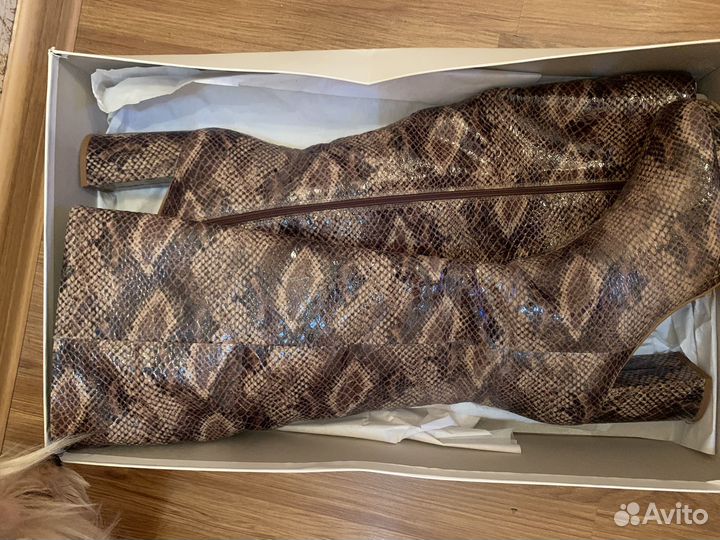 Сапоги женские натуральная кожа 40