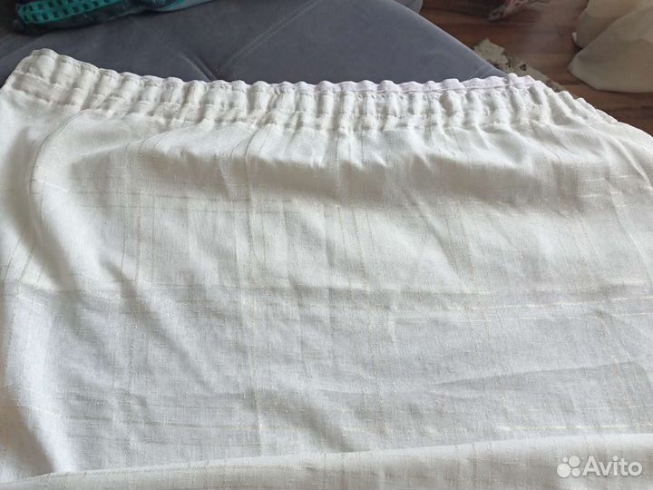 Тюль,занавеска под лён,готовая 170215