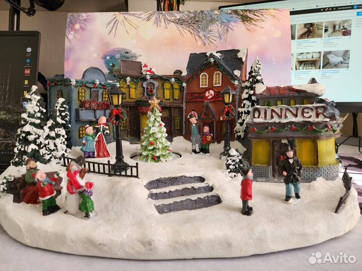 Новогодняя музыкальная композиция с подсветкой