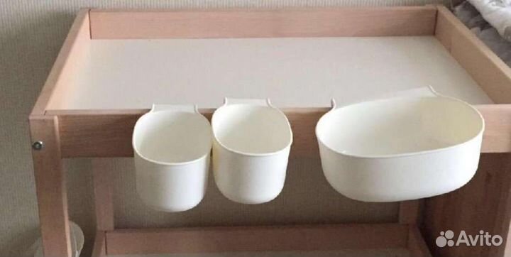 Контейнеры IKEA для пеленального столика