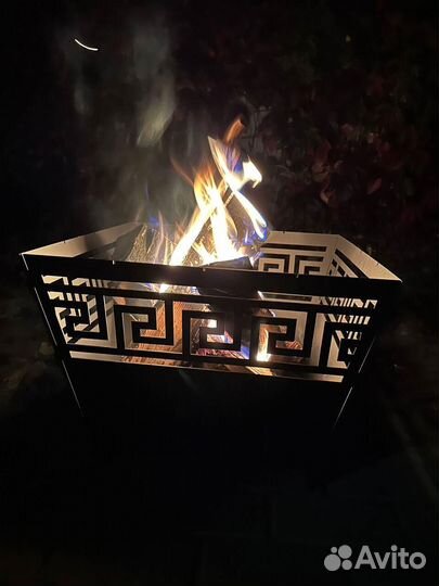 Кастровая чаша с решёткой гриль