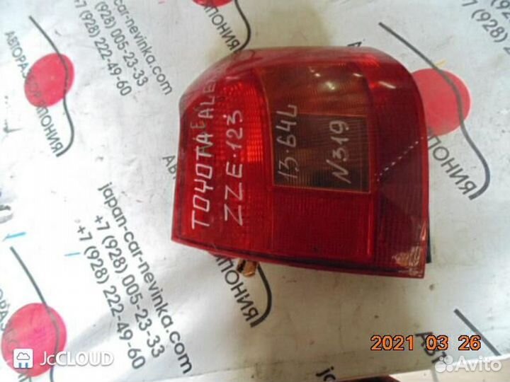 Стоп на toyota allex ZZE123