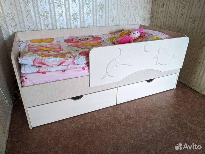 Детская кровать от 3 лет с матрасом