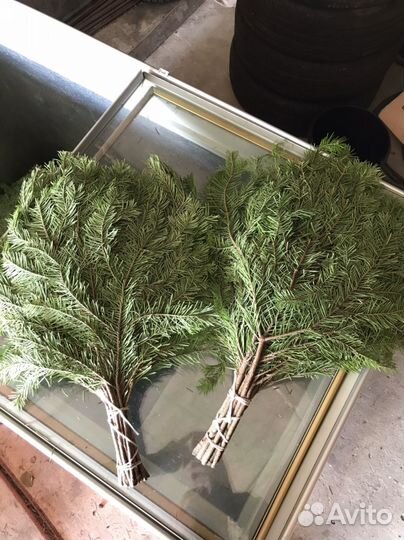 Пихтовые и можжевеловые веники. Веники для бани