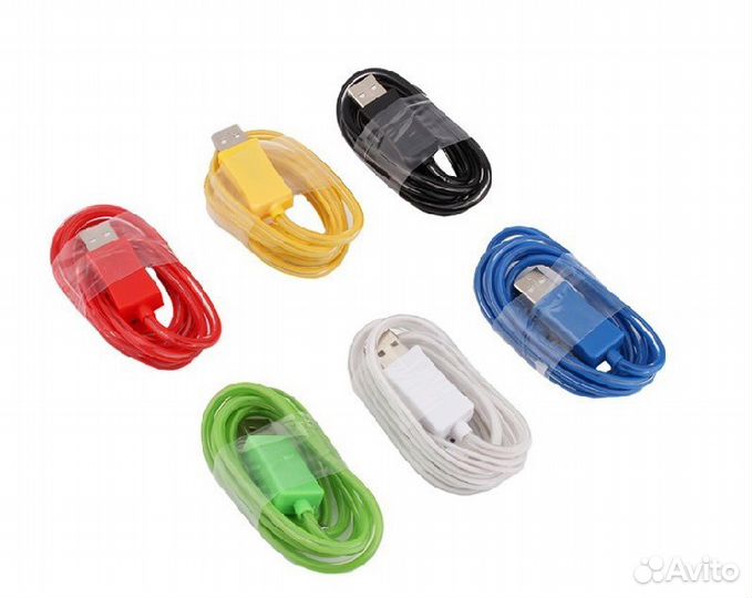 Светящийся кабель USB - micro USB (новый)