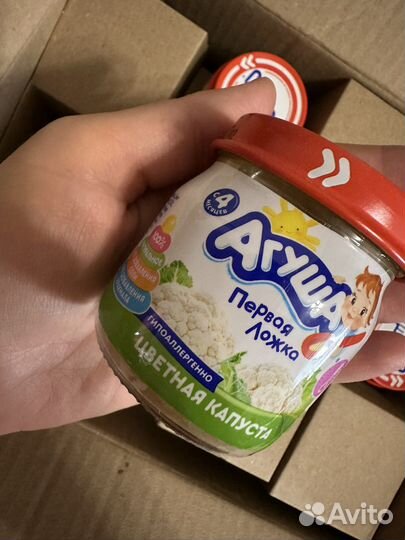 Овощное пюре агуша