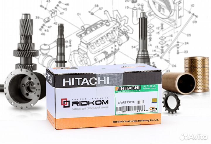 Hitachi zx400lch-5g ремкомплект гидроцилиндра ковш