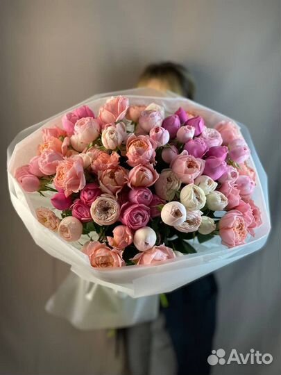 Роза пионовидная премиум класса