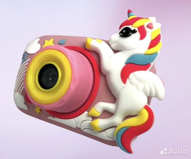 Детский фотоаппарат с силиконовым чехлом 