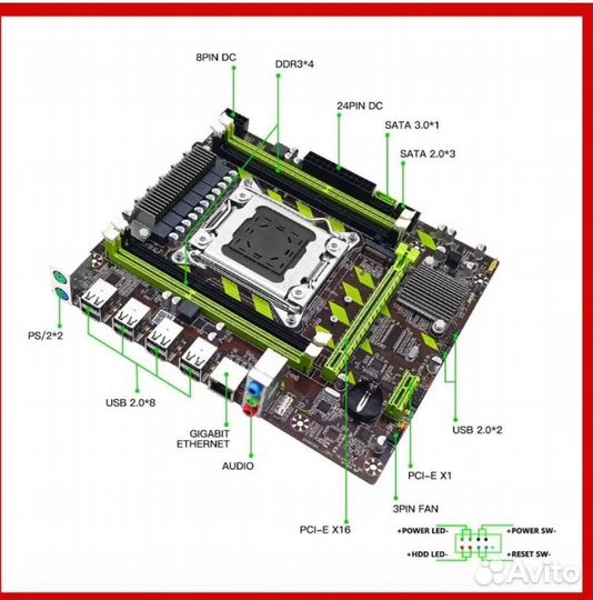 Комплект atermiter x79g 32gb 2650v2