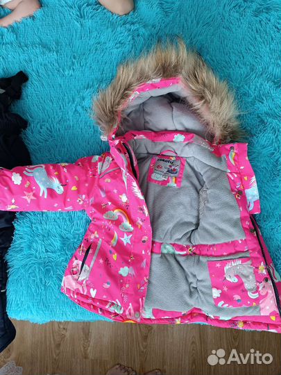 Зимний костюм для девочки