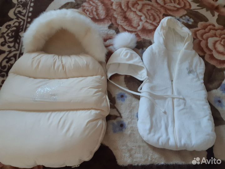 Зимний конверт на выписку