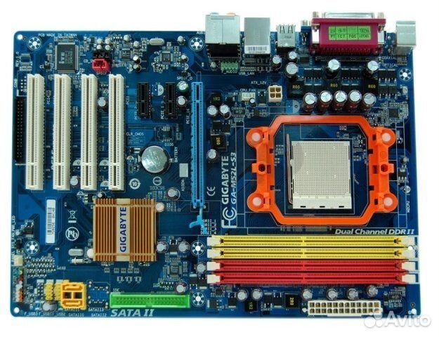 Gigabyte GA-M52L-S3 socket AM2 / AM2+ гарантия