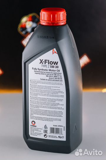 Масло моторное синт. comma X-flow type Z 5w-30, 1л