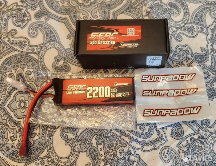 Аккумулятор Lipo 2S 2200mАh 40C