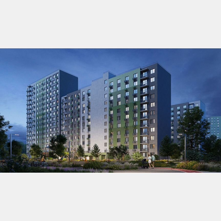 Квартира-студия, 23,3 м², 8/16 эт.