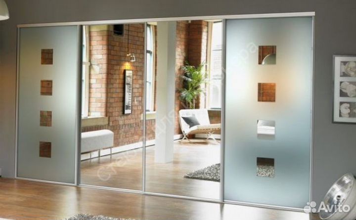 Стеклянные двери межкомнатные