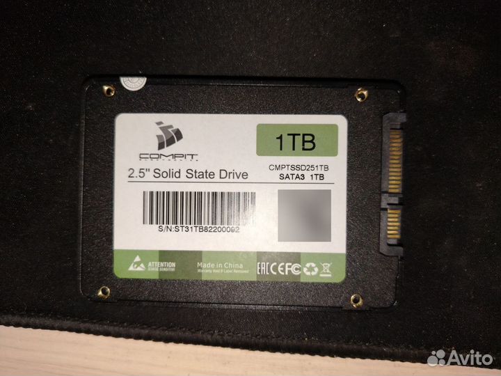 Ssd 2.5 SATA3 1tb compit