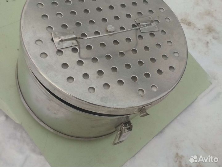 Бикса нержавеющая 24см диаметр