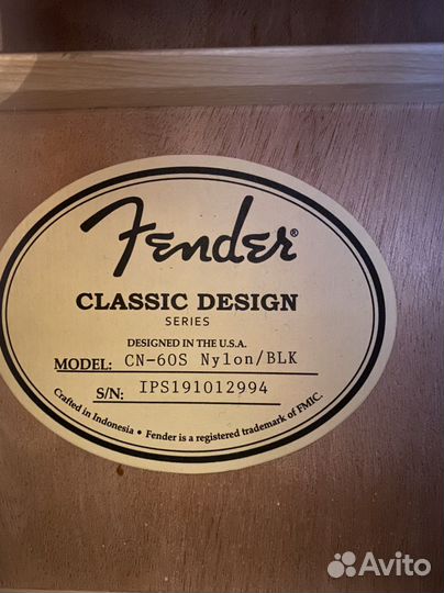 Гитара Fender CN-60S